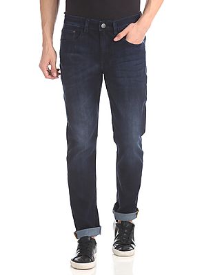 Slim Fit Dark Wash Jeans
