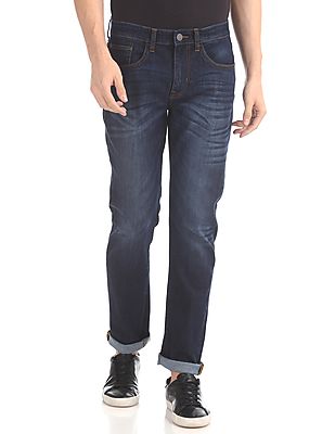 Slim Fit Dark Wash Jeans